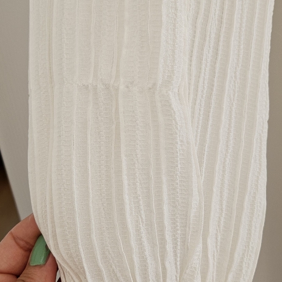 Reiss Bruna Lace Trim A Line Dress - Picture 9 of 13